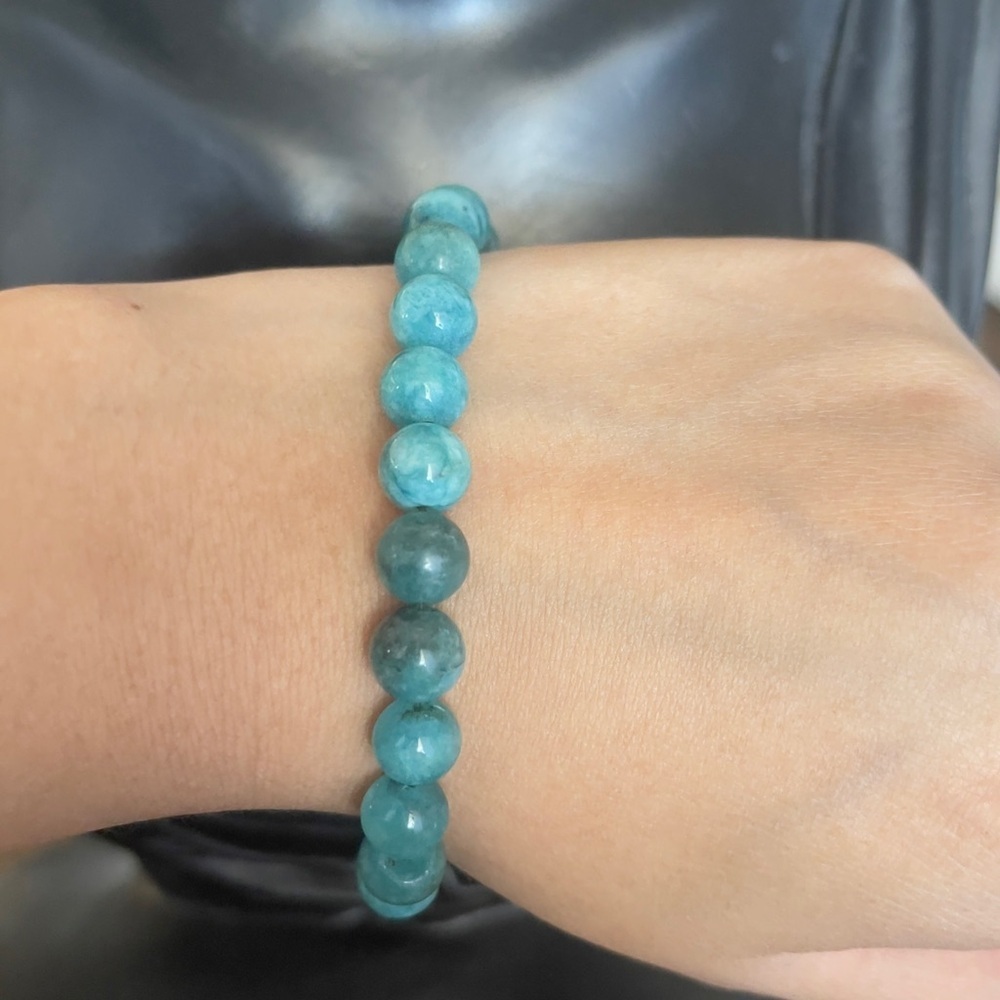 Amazonite Beaded Adjustable Bracelet - image 5